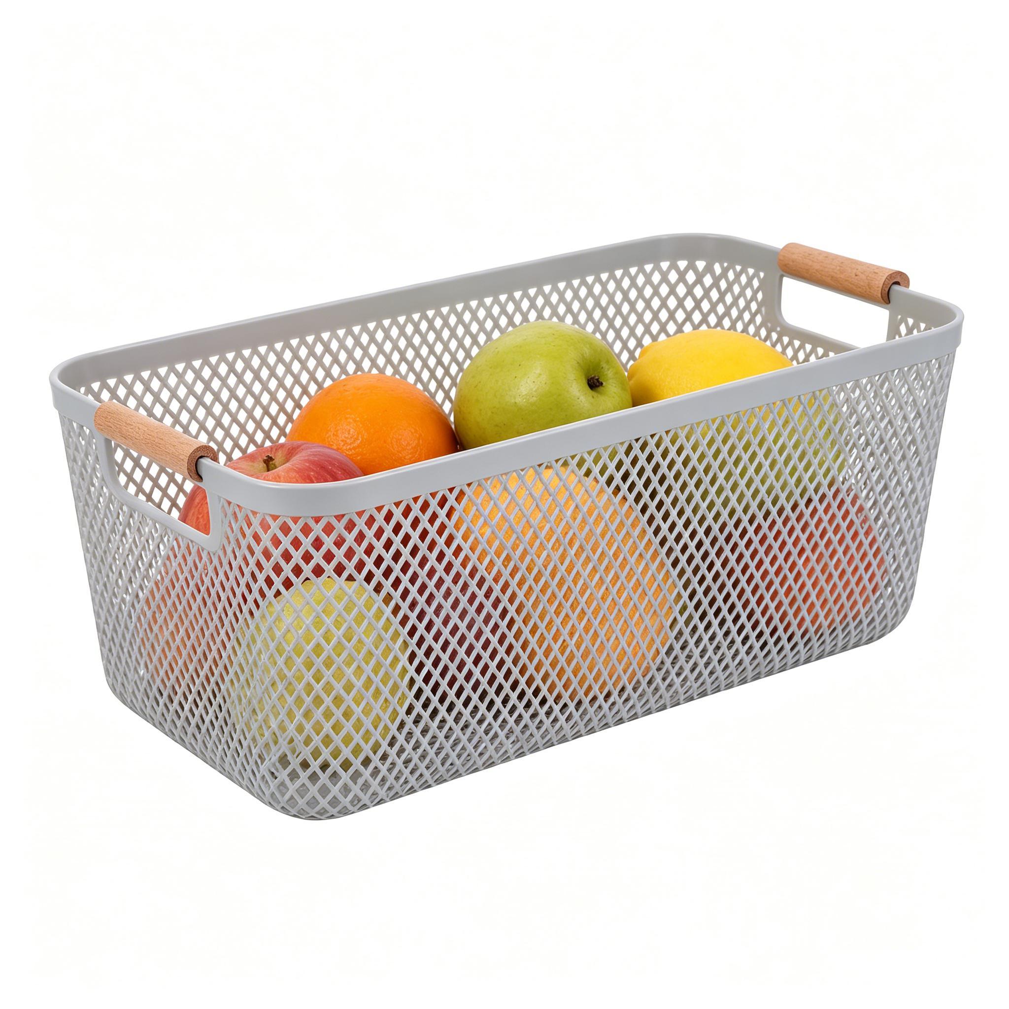 Food Snacks Hamper - Cesto Organizador de Cozinha em Malha