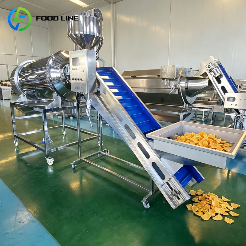 Food Snacks Chips - Máquina de Saborização de Alimentos Comercial,