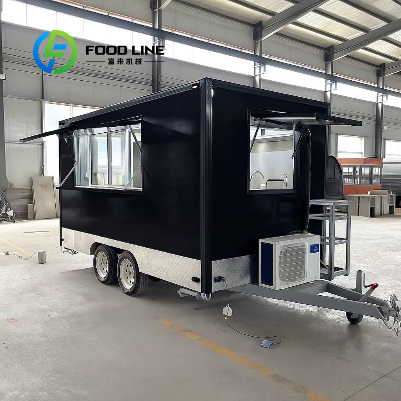 Food Truck With Snacks - Trailer de Comida Personalizado para Cozinha