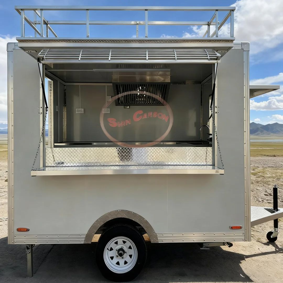 Food Truck With Snacks - Reboque de comida de reboque resistente