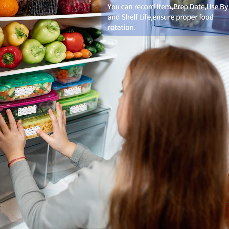 Etiqueta Adesiva de Data para  - Snacks Food Labels avaliação e preço