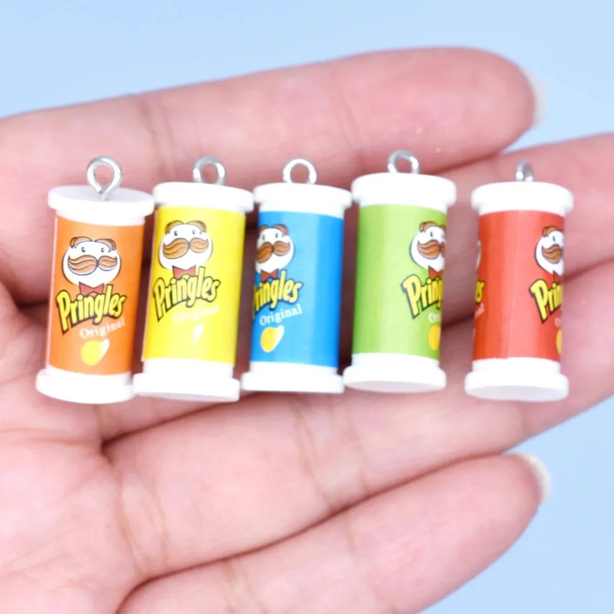 10 peças de pingentes de simul - Food Snacks Chips avaliação e preço