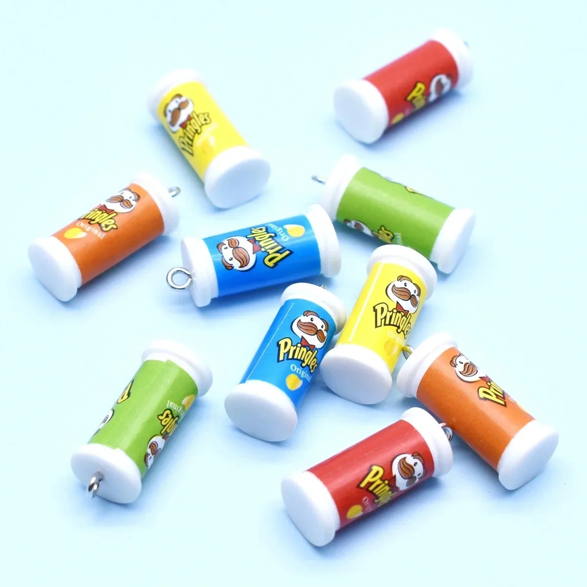 10 peças de pingentes de simul - Food Snacks Chips avaliação e preço