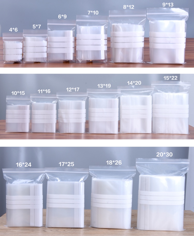 200 Sacos Plásticos Transparen - Snacks Food Labels avaliação e preço