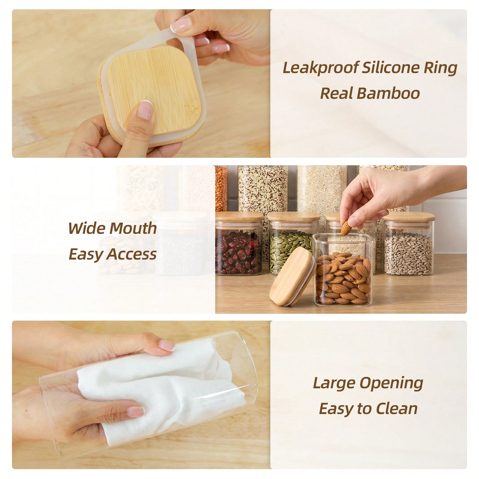 Conjunto de 12 Potes de Vidro  - Snacks Food Labels avaliação e preço