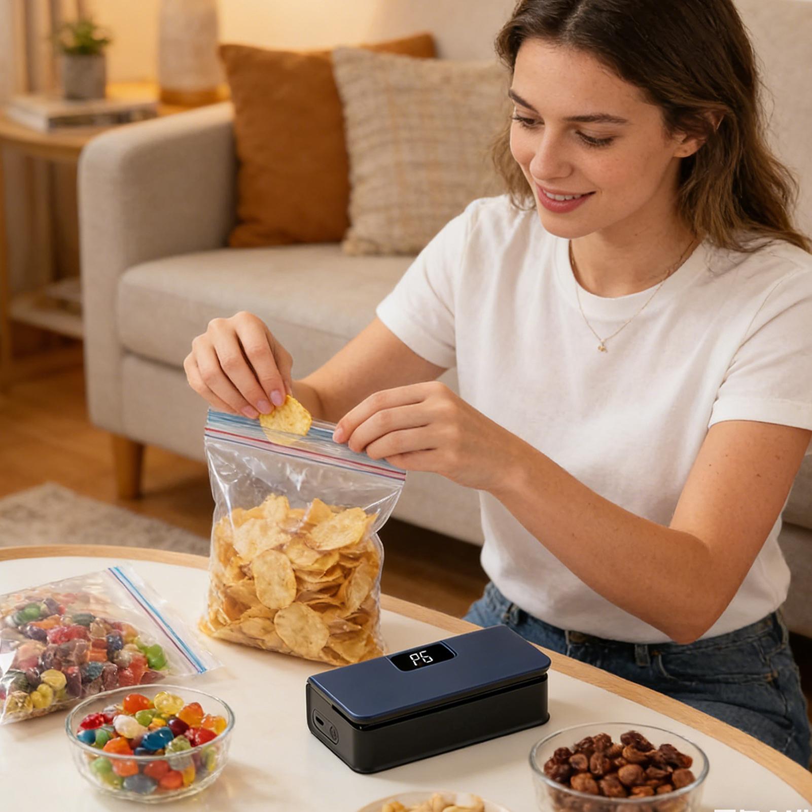 Máquina de Selagem Magnética p - Food Snacks Chips avaliação e preço