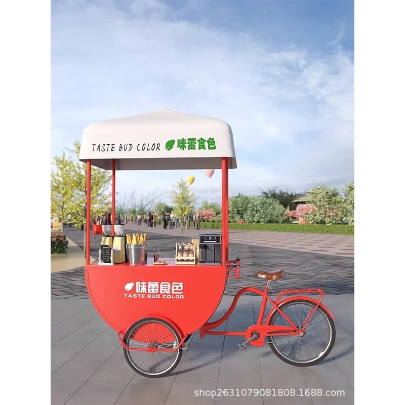 Carrinho de Comida Móvel para  - Food Truck With Snacks avaliação e preço