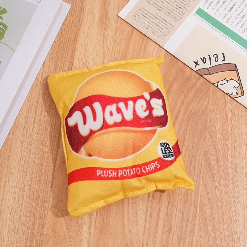 Brinquedos Criativos para Cães - Food Snacks Chips avaliação e preço
