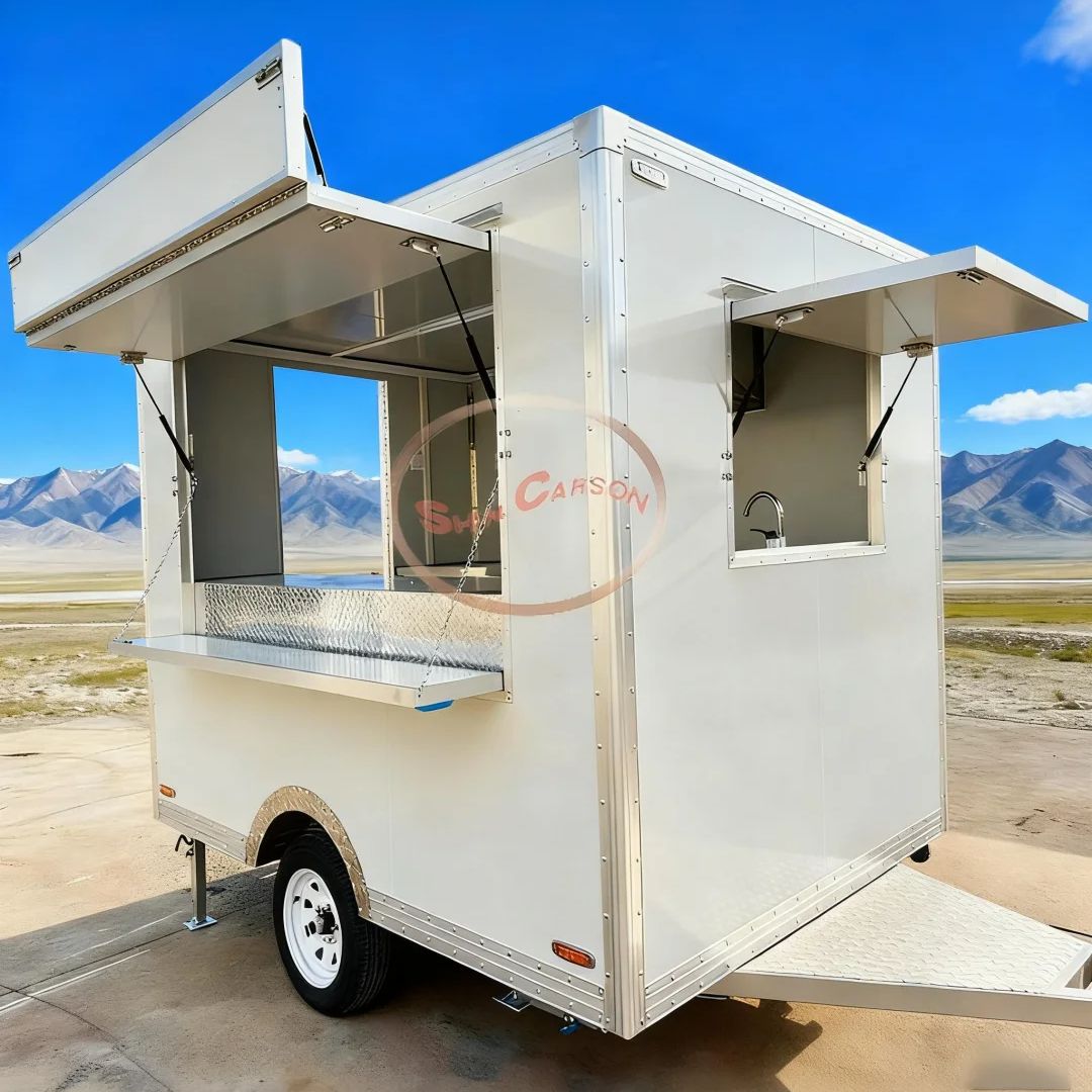 Reboque de comida de reboque r - Food Truck With Snacks avaliação e preço
